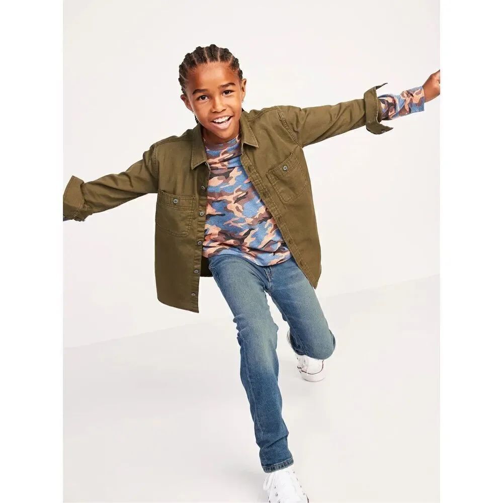 Youth Boys Old Navy Comfort Stretch Stonewash Skinny Jeans - Sz 8